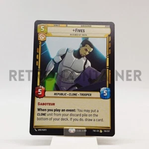 SWU STAR WARS UNLIMITED TWI 216/257 R Fives - Picture 1 of 1