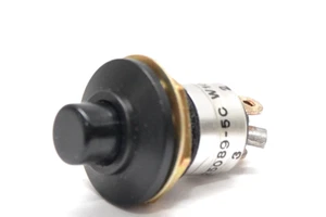 Vintage MIL spec Druck-Schalter Typ MS25089-5C, Pushbutton Switch, NOS - Picture 1 of 9