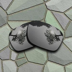 Black Titanium Polarized Lenses Replacement For-Oakley Mainlink 57MM AntiScratch - Picture 1 of 4