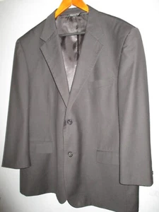 Vintage Marchatti Italy Jacket Adult Size 48R Black Color Two Button Jacket Men - Picture 1 of 10