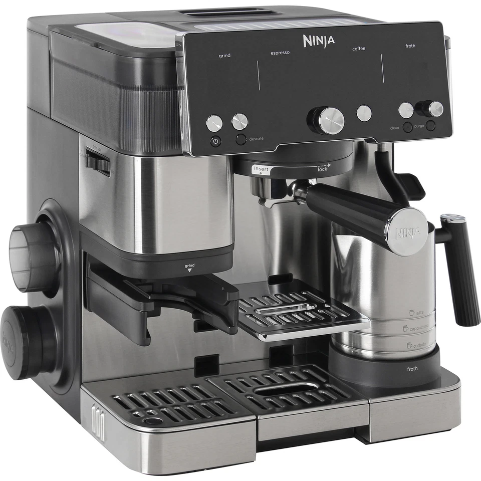 Ninja Luxe Cafe Essential 2-in-1-Espressomaschine und Filterkaffeemaschine mit M