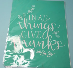 Give Thanks Chalk Couture Stencil 183148 NIP - Picture 1 of 1