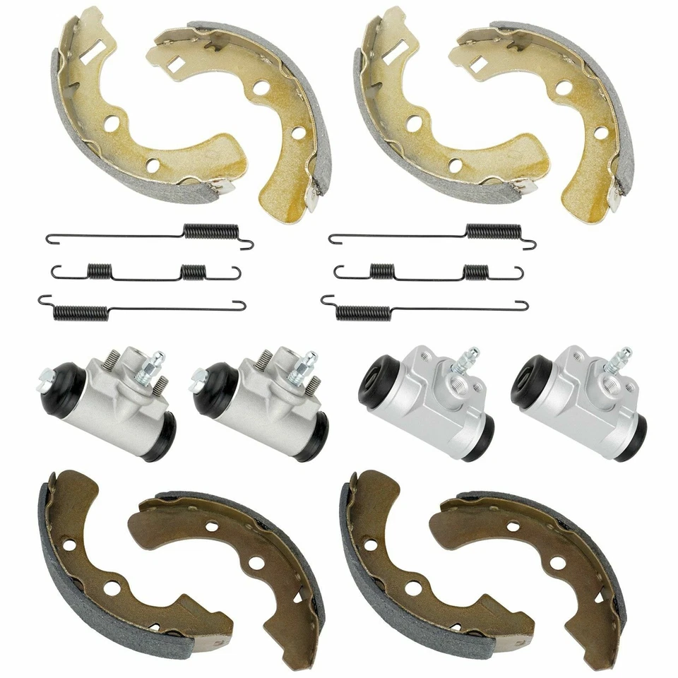 2 zapatas de freno delanteras traseras cilindro para Kawasaki Mule 2010 2020 2030 KAF540 1993 Foto 1 de 1