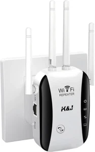 2025 Newest WiFi Extender Booster, AC300 Mbps WiFi Booster Single Band,repeater - Afbeelding 1 van 7