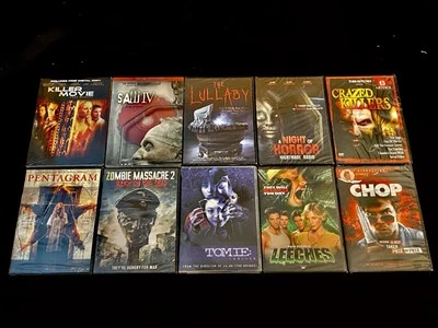 10 Horror DVD Lot! 15 Films! Killer Movie, Pendulum Pictures, Etc NEW *RARE OOP* - Image 1 of 4