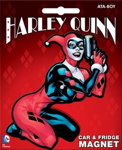 DC Comics Harley Quinn Die-Cut Figure Car Magnet Batman, NEW UNUSED - Picture 1 of 1