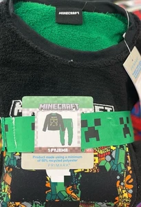 Minecraft Creeper Fleece Pyjama Set Alter 7-15 Jahre - Bild 1 von 1