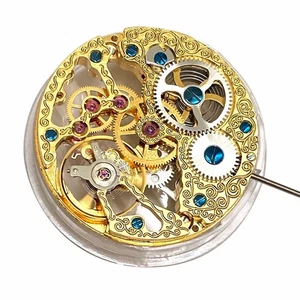 Hollow Skeleton Watch Movement Hand Winding Around 40Hours For ST3600 6497 - Picture 1 of 9