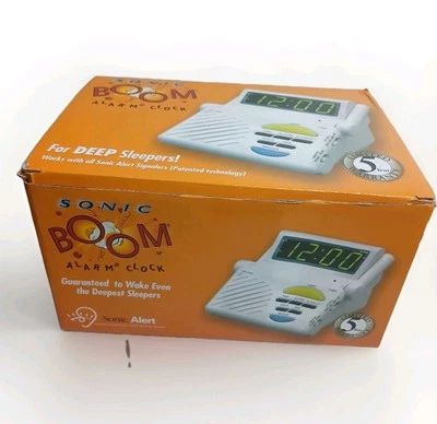 Sonic Alert Sonic Boom For Deep Sleepers Vibrating Alarm Clock  NEW Open Box - Image 1 of 4