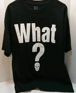 Stone Cold Steve Austin ¿Qué? Camiseta WWF Talla XL WWE Lucha Libre 2002 De Colección - Imagen 1 de 7