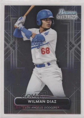 2022 Bowman Sterling Prospects Wilman Diaz #BSP-100 - Image 1 of 2
