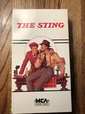The Sting Paul Newman, Robert Redford MCA Home Video  (VHS, 1985) Academy Awards Foto 1 de 4