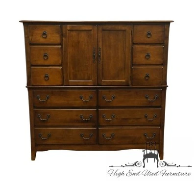 Pennsylvania House Abedul Sólido Estilo Country Americano Temprano 63" Cofre Maestro Foto 1 de 4