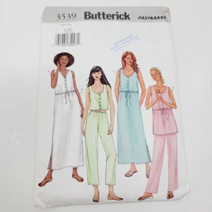 Butterick 3539 Misses Petite Dress Top Pants  PLUS Sizes Lg Xl Sewing Pattern - Picture 1 of 3