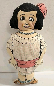 Miss Phoebe Primm Cloth Doll Vtg Promo Ad Faultless Starch KCMO Kansas City - Picture 1 of 5