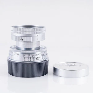 LEITZ Leica Summicron L39 50mm/F2.0 Silver Lens Yr.1955 LTM Germany #10954 - Picture 1 of 10