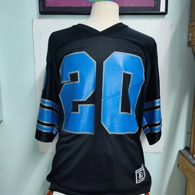 Camiseta deportiva vintage años 90 Barry Sanders Detroit Lions 20 Starter mediana (M) negra Foto 1 de 4