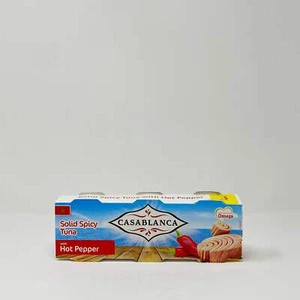 Casablanca Moroccan solid tuna with hot pepper 3pack - Picture 1 of 3