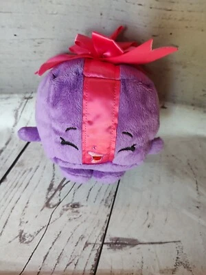 Peluche Shopkins 6" Miss Pressy púrpura regalo con lazo rosa  Foto 1 de 4