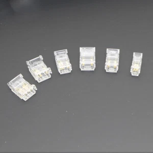 2/3/4 Pin COB LED Verbinder Adapter Quick Clip FOB Streifen Strip Zubehör Kabel - Picture 1 of 22