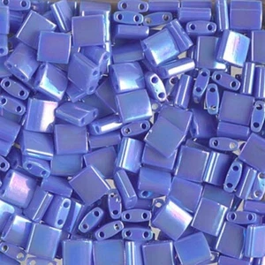 TL-483, AB PERIWINKLE opaco, 5g, Miyuki Tila, 2 agujeros, 5x5x1,9 mm, (wt126) - Imagen 1 de 1