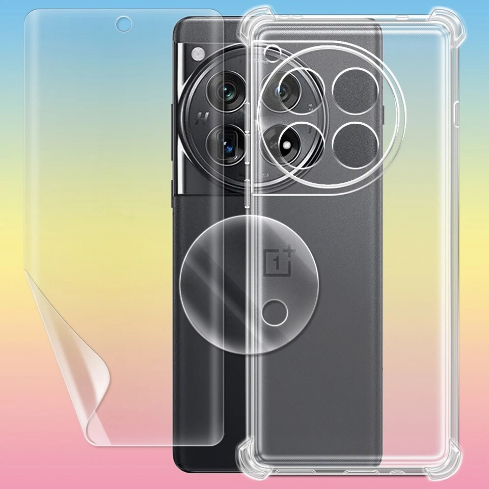 For OnePlus 12 Shatterproof Explosion-proof Screen Lens Protector and TPU Case - Image 1 of 1