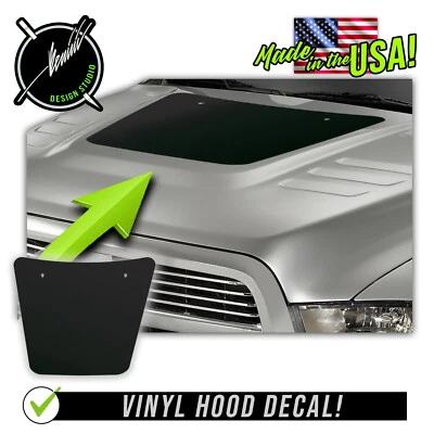 Blackout Hood Decal Stripes #1 - Fits 2010-2018 Ram HD 3500 2500 - Изображение 1 из 4
