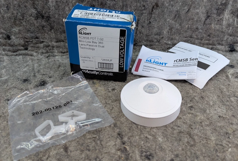 🔥New🔥Acuity Controls nLight RCMSB PDT 7 G2 Mini Low Bay 360 Lens Sensor 265XJF - Image 1 of 4
