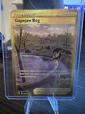 Pokemon TCG - Gapejaw Bog - 213/195 - Secret Gold Rare - Silver Tempest - NM