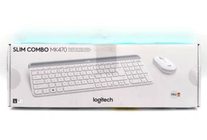 Logitech MK470 Slim Funk-Tastatur-Maus-Set - Weiß QWERTZ Deutsch (920-009189) - Bild 1 von 4