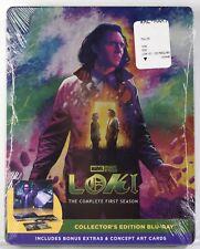 LOKI Complete First Season (Collector's Edition BLU-RAY STEELBOOK Art Cards) NEW