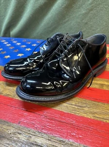 13 D - USMC USAF USN High Gloss Oxford Shoes Bates Capps Dress Shoe 4535 - Picture 1 of 11