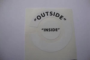 OUTSIDE   INSIDE 16 CROWN GREEN BOWLS STICKERS 8FINGER + 8 THUMB FLAT Green - Picture 1 of 1