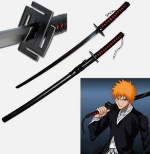 BLEACH ICHIGO BANKAI Handmade Tensa zangetsu Anime Katana Sword USA - Picture 1 of 11