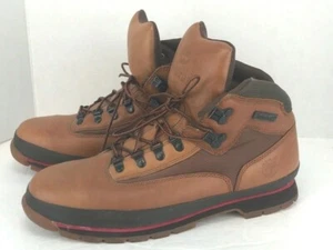 Timberland Waterproof Brown Leather Boots Mens 12M Pre-Owned - Picture 1 of 12