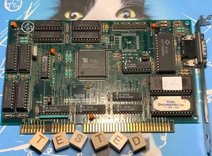 KARTA GRAFICZNA TSENG LABS ET4000AX 16BIT ISA RETRO ISA - Zdjęcie 1 z 4