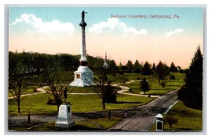 National Cemetery  Monument Gettysburg Pennsylvania PA UNP DB Postcard XB7 - Picture 1 of 2