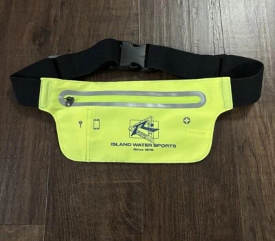 ROXY x Island Deportes Acuáticos Cintura Ajustable Riñonera Cinturón Bolso Verde Neón Nuevo sin Etiquetas Foto 1 de 4