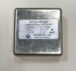 1pc Sine Wave OCXO Crystal Oscillator Morion Double Oven MV200 10Mhz 10.000M 12V - Picture 1 of 1