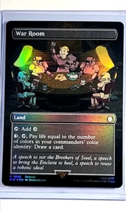 2024 MTG Magic the Gathering PIP Fallout Borderless Promo Foil #1068 War Room - Bild 1 von 2