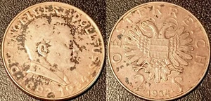 Österreich - 2 Schilling Silber Engelbert Dollfuß! Km #2852 - Bild 1 von 1