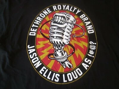 DETHRONE ROYALTY Jason Ellis Loud as !#@? T-Shirt Black Size XL - Image 1 of 4