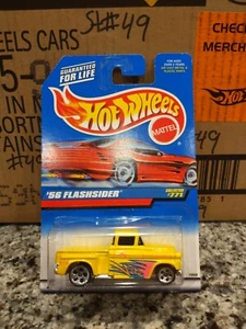 1997 Hot Wheels '56 Flashsider #771 yellow version- 5 DOT-Bed Cover Diecast - Picture 1 of 6
