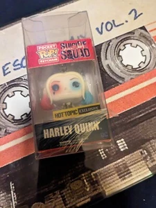 pocket pop keychain harley quinn hot topic suicide squad W/ Protector - Picture 1 of 7