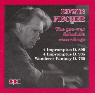 Edwin Fischer: The pre-war Schubert Recordings  Appian APR New Sealed CD RARE - Image 1 of 2