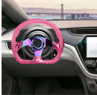 Brand New JDM Universal 6-Hole 326mm Vip Pink Crystal Bubble Neo Spoke Steering