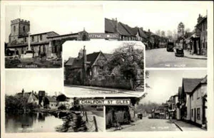 Postal ~ 1950/60 Chalfont St Giles Tarjeta Multivista Iglesia, Calles del Pueblo, etc. - Imagen 1 de 2
