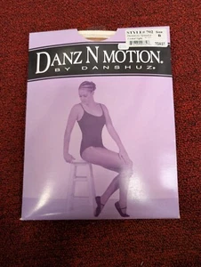 Danz N Motion Danshuz ADULT Shimmery Footed Tights Toast #702 Size B Dance Jazz - Picture 1 of 2