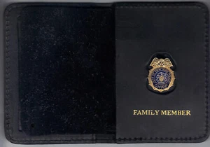 New York City Polizeichef Familienmitglied Makro Mini Pin Geldbörse (Familienmitglied) - Bild 1 von 2