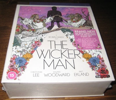 The Wicker Man 4K UHD + Blu-ray 5-Disc Set OOP NEW Pop-Up Packaging SEALED 1973 Foto 1 de 2